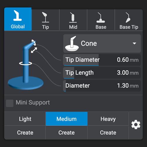 Supports Presets