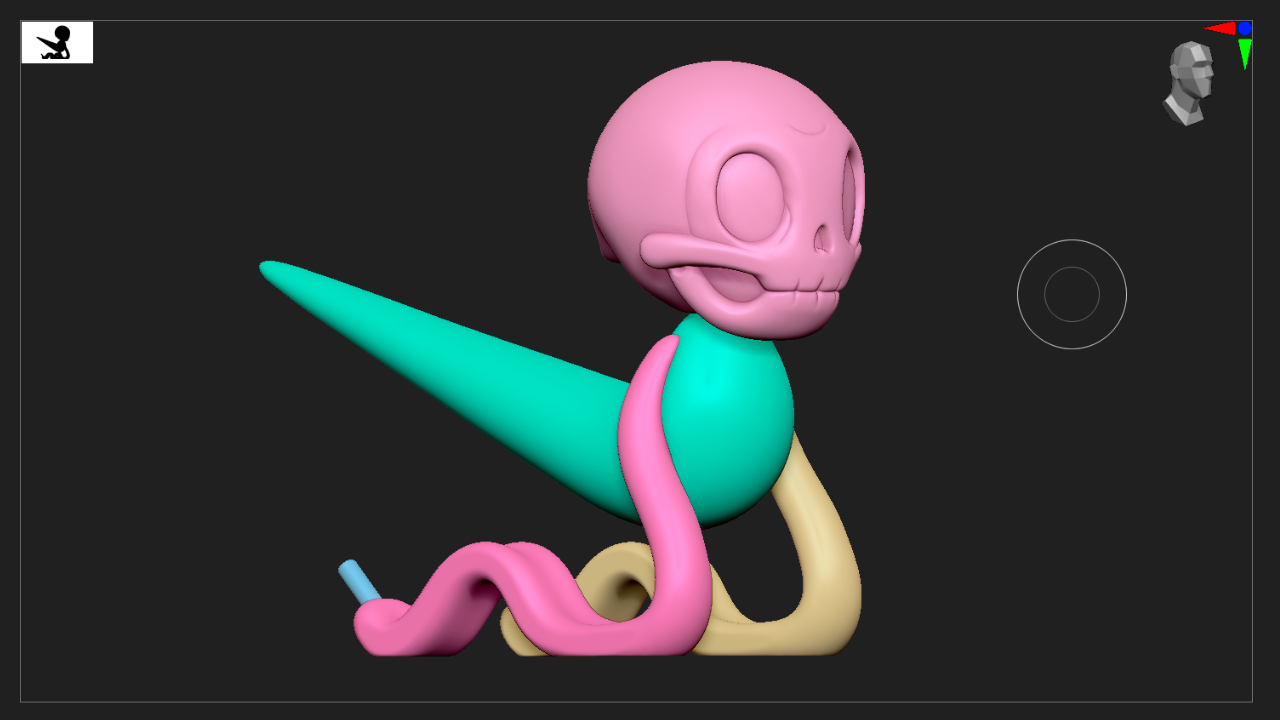 Modelisation of the cool ghost
